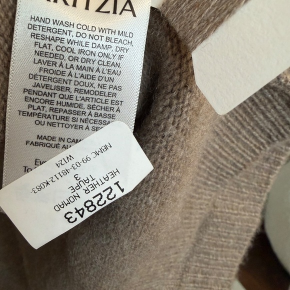 Aritzia Cashmere Relaxed Open-Front Cardigan - Picture 7 of 8